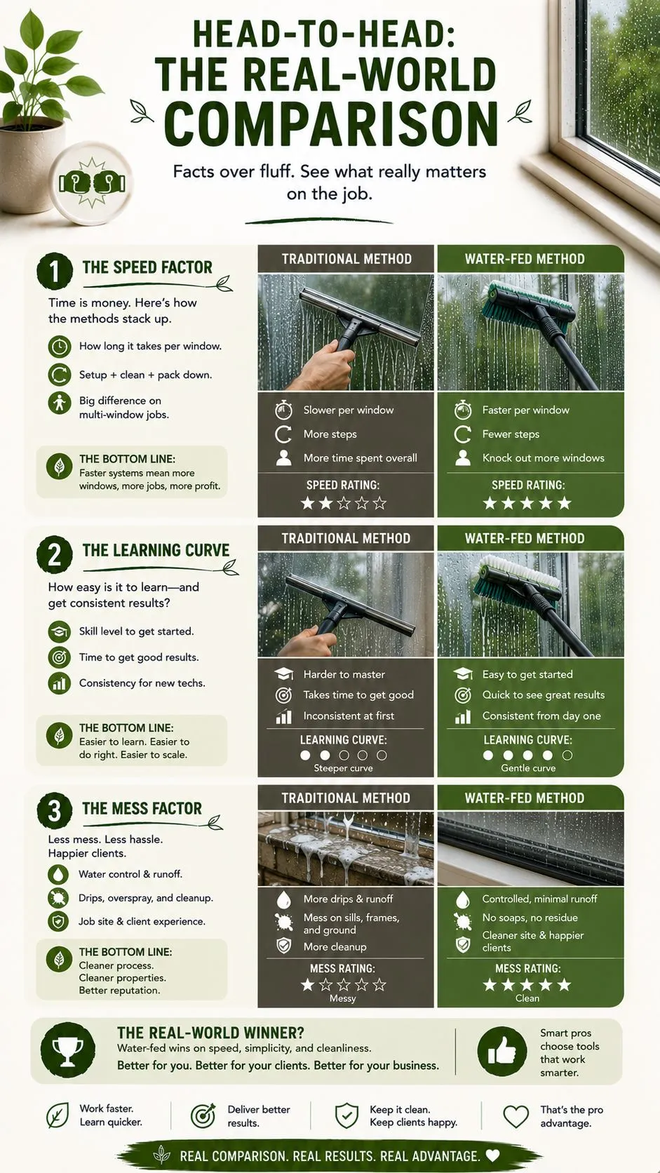 Real-world comparison of hydrophobic glass coatings for shower doors